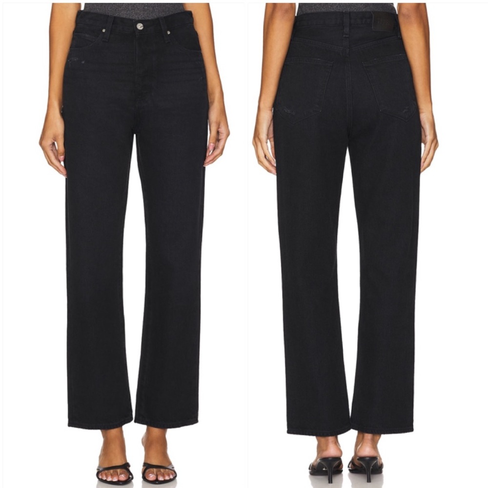 Paige Denim - Sawyer Straight in Dark Dawn Distressed